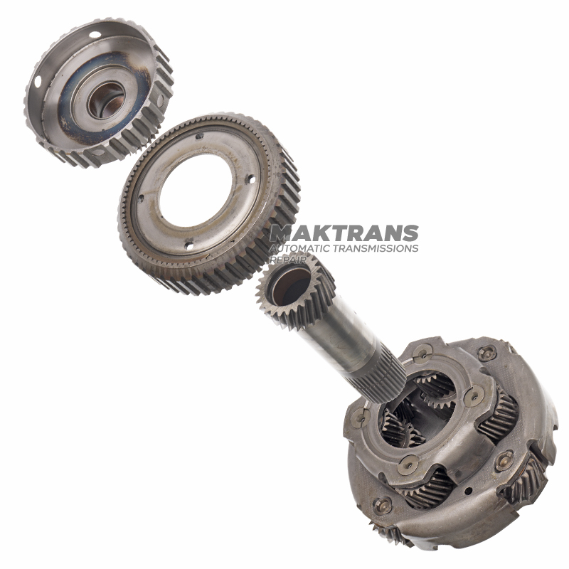 Задня планетранна передача Aisin Warner AW55-50SN AW55-51SN — сонячні шестерні роздільні (Ø отвори під вхідний вал 22.20 мм)