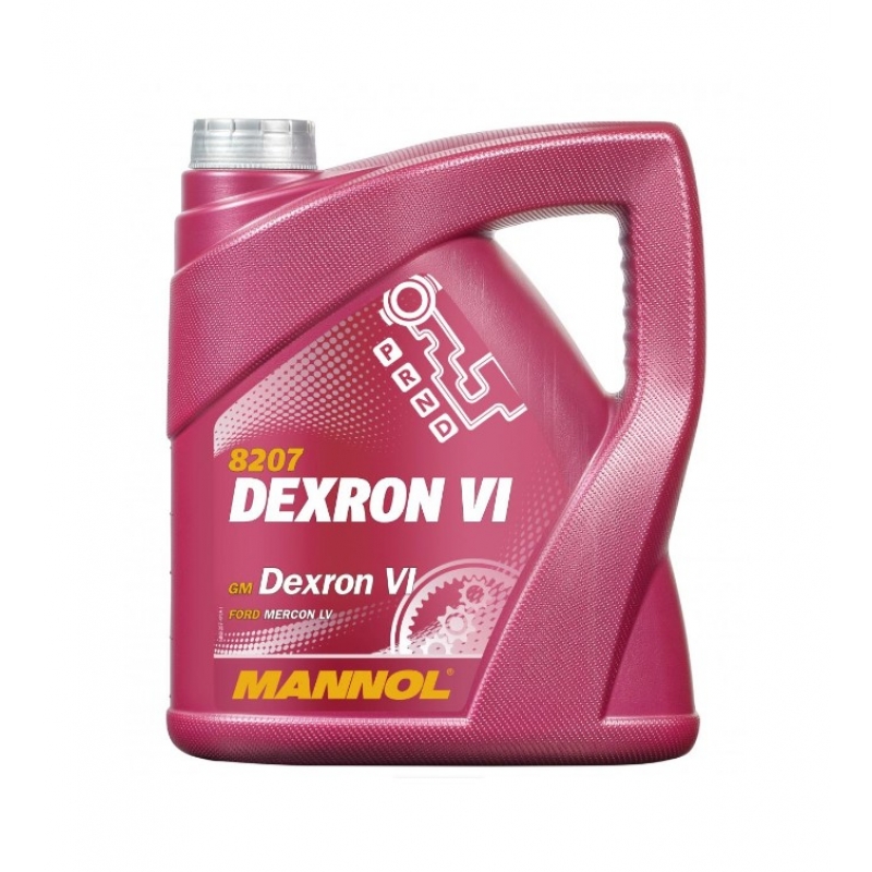 Масло трансмиссионное MANNOL GM Dexron VI [FORD Mercon LV] 8207  пластиковая банка 4 литра 