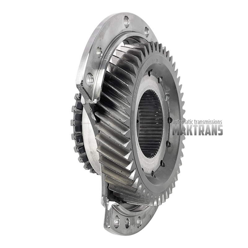 Суппорт и шестерня TRANSFER DRIVE A6MF1/2 A6MF2H [GEN2] 458113B800 45811-3B800 [поршня 47 teeth, 2 marks, OD 128.30 mm, TH 23.10 mm] - для поршня Underdrive Brake с тремя крепежными отверстиями