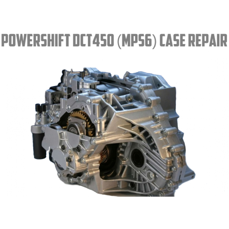 Ремонт корпуса PowerShift DCT450 MPS6 (Ford Kuga C-MAX Mondeo / Volvo XC60 XC90 S80) - стоимость ремонта одного отверстия - 27.55$