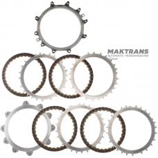Комплект сталевих та фрикційних дисків 2-6 Brake FW6AEL 11-up — FZ01193V0A, FZ01193S4, FZ01192V2 (4 фрикційні диски, загальна товщина комплекту 15.50 мм)