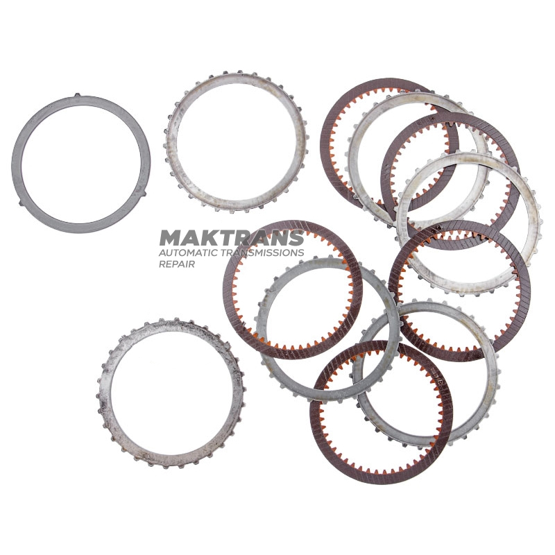 Комплект стальных и фрикционных дисков B3 Brake Clutch 722.6 1402720625 1402721826  5 фрикционных дисков