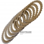 Комплект фрикційних дисків DCT450 (MPS6) DCT470 (SPS6) 08-up O-FDK-6DCT450