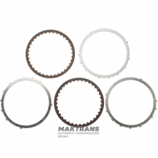 Комплект фрикційних та сталевих дисків пакету REVERSE CLUTCH АКПП JF015E RE0F11A