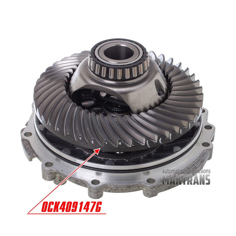 Головна пара 42/14 у зборі з корпусом 0CK DL382-7 S-tronic - маркування на шестірні диференціала 0CK409147G