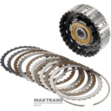 Барабан A Clutch / передняя планетарная передача (4 сателлита) FORD 6R60 6R75 6R80 — 4 фрикционных диска (общая толщина комплекта 21.35 мм)