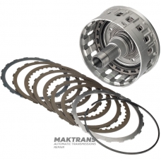 Ступиця масляного насоса, B1 Brake (Type1) Mercedes-Benz 722.9 R2202724224, A2202724224 - загальна висота 245 мм (висота статора (передня частина) 95 мм), 3х3 односторонніх фрикційних дисків