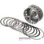 Ступица масляного насоса, барабан B1 Brake (Type2) Mercedes-Benz 722.9 04-up — общая высота 245 мм, 4 фрикционных диска
