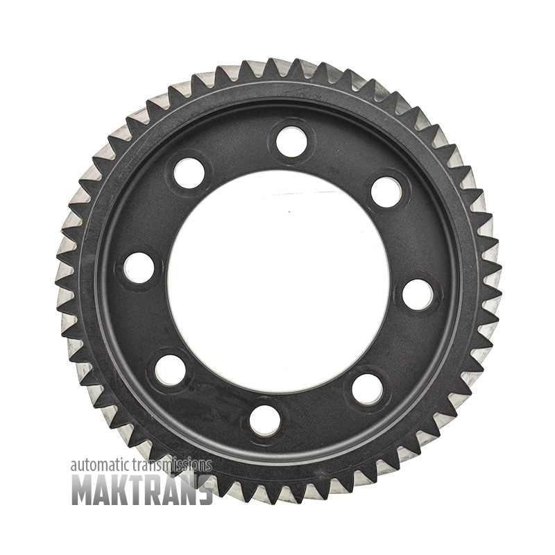 Косозубая шестерня дифференциала HYUNDAI KIA A6GF1 458322F020 (53T, OD183mm, 33.20mm, 8 крепёжных отверстий)