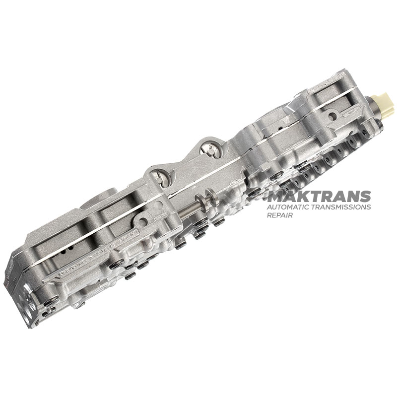 Гідроблок відновлений 6HP19A 6HP26A GEN1 M-shift (1068427182 1068427181, сепараторна пластина 052) c соленоїдами (5 жовтих 1 синій 1 чорний 1068298045)
