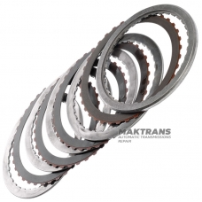 Комплект сталевих та фрикційних дисків 3-5-R Clutch GM 6T70, 6T75/FORD 6F50, 6F55 — (4 фрикційні диски, загальна товщина комплекту 25.50 мм), 7T4Z-7B442-B, 7T4Z-7B 7T4Z-7E085-B, 7T4Z-7D483-D