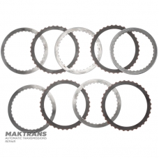 Комплект сталевих та фрикційних дисків 3-5-R Clutch GM 6T70, 6T75/FORD 6F50, 6F55 — (4 фрикційні диски, загальна товщина комплекту 25.50 мм), 7T4Z-7B442-B, 7T4Z-7B 7T4Z-7E085-B, 7T4Z-7D483-D