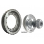 Головна пара [2077] MAZDA FW6AEL GW6AEL пром. вал 20T [Ø 52.70 mm], 50T [Ø 151 mm] косозуба шестерня диференціала 77T [Ø 184.25 mm, TH 30.60 mm, 12 отворів кріплення]