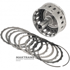 Ступиця масляного насоса, барабан B1 Brake Mercedes-Benz 722.9 - R2202724224, загальна висота 250 мм, у зборі з B1 Brake 3х3 фрикційних дисків