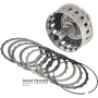 Ступиця масляного насоса, барабан B1 Brake Mercedes-Benz 722.9 - R2202724224, загальна висота 250 мм, у зборі з B1 Brake 3х3 фрикційних дисків