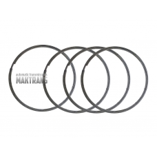 Комплект пластиковых колец [PEEK] колец двойного мокрого сцепления VAG 02E DQ250  02E323557B [4 кольца в комплекте, 55 mm x 60 mm] 