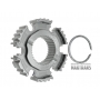 Ступица муфты синхронизатора 1 и 7 передач GETRAG 7DCT300  RENAULT EDC 7 PS251 0558722405 055.8.7224.05 [количество шлицев 38 шт, нар.Ø 87.40 mm, ширина  17.95 mm / 20.50 mm]