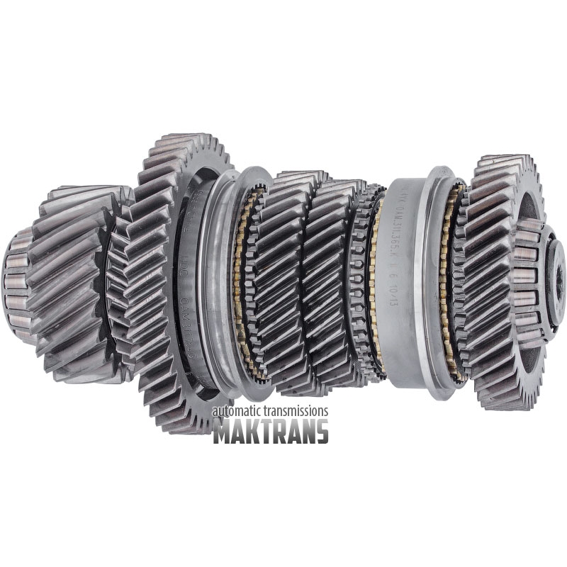 Вал приводу диференціала No.2 VAG DQ200 0AM / 21T (Ø 70mm), 26T (Ø 65mm), 42T (Ø 106.20mm), 35T (Ø 73.20mm), 32T (Ø 66.70mm), 37T (Ø