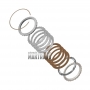 Комплект сталевих та фрикційних дисків FORWARD Clutch FORD 4R100 [4 фрикційні диски, загальна товщина комплекту дисків 27.95 mm]