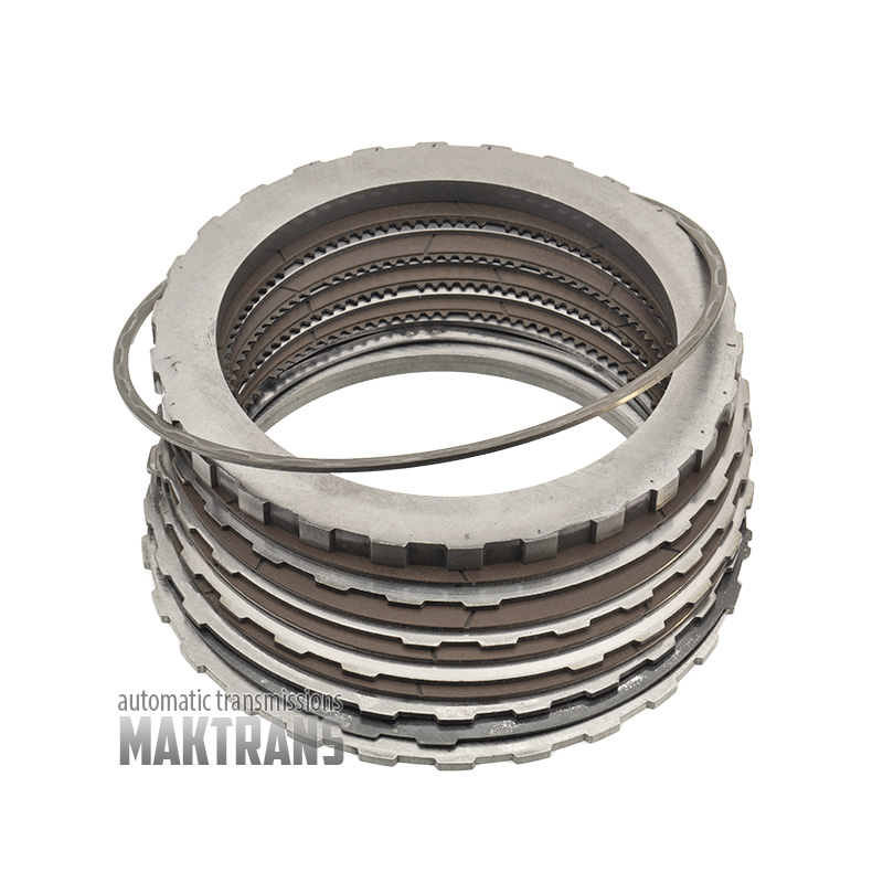 Комплект сталевих та фрикційних дисків FORWARD Clutch FORD 4R100 [4 фрикційні диски, загальна товщина комплекту дисків 27.95 mm]