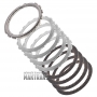 Комплект сталевих та фрикційних дисків Intermediate Clutch FORD AOD AODE AODE-W 4R70W 4R75E 4R75W [загальна товщина комплекту 23.65 mm, 4 фрикційні диски]