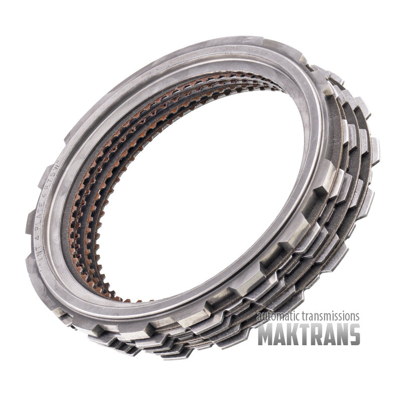 Комплект сталевих та фрикційних дисків Intermediate Clutch FORD AOD AODE AODE-W 4R70W 4R75E 4R75W [загальна товщина комплекту 23.65 mm, 4 фрикційні диски]