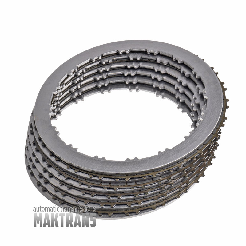 Комплект сталевих та фрикційних дисків E Clutch [FORWARD] FORD 10R60 LP5P-7P211-BA LP5P-7A262-AA [загальна товщина комплекту 27.25 мм, 5 фрикційних дисків]