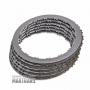 Комплект сталевих та фрикційних дисків E Clutch [FORWARD] FORD 10R60 LP5P-7P211-BA LP5P-7A262-AA [загальна товщина комплекту 27.25 мм, 5 фрикційних дисків]
