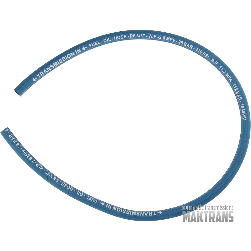Гидравлический шланг низкого давления 10мм / 1 метр ( Маркировка шланга Transmission IN / Blue )