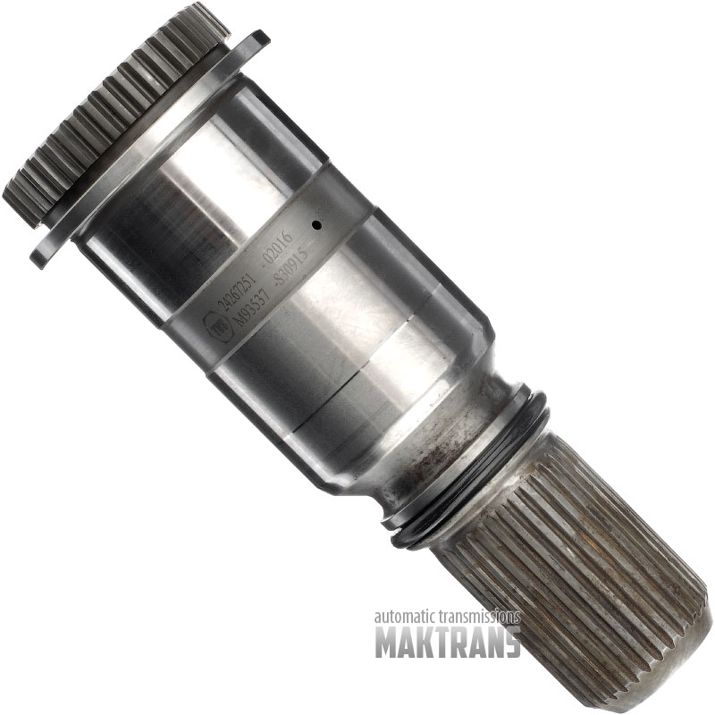 Вихідний вал GM 8L90 24267251/ [загальна довжина валу 158.50 mm, 32 шліци (нар.Ø 34.60)]