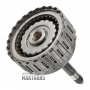 Вхідний вал та барабан Forward Clutch у зборі TOYOTA AC60E AC60F [загальна довжина валу 219 mm, 20 шліців (Ø 21.40 mm), Forward Clutch 5 фрикційних дисків]