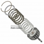 Вхідний вал та барабан Forward Clutch у зборі TOYOTA AC60E AC60F [загальна довжина валу 219 mm, 20 шліців (Ø 21.40 mm), Forward Clutch 5 фрикційних дисків]