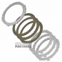 Комплект сталевих та фрикційних дисків No.1 Brake TOYOTA AC60E AC60F [загальна товщина комплекту 18.25 mm, 3 фрикційні диски]