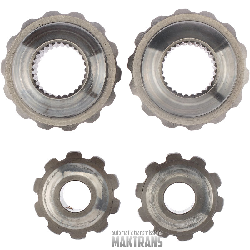 Комплект сателлитов дифференциала FORD 4F27E  5151591 4933629 / нар.Ø пальца 17 mm,  полуосевая шестерня 14 зубьев / 28 шлицев (нар.Ø 67.05 mm), сателлит 10 зубьев (вн.Ø 17.15 mm)
