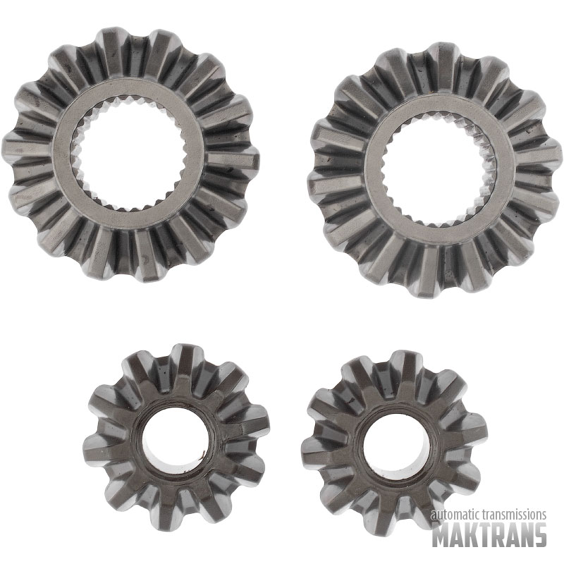 Комплект сателлитов дифференциала FORD 4F27E  5151591 4933629 / нар.Ø пальца 17 mm,  полуосевая шестерня 14 зубьев / 28 шлицев (нар.Ø 67.05 mm), сателлит 10 зубьев (вн.Ø 17.15 mm)