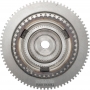Ведущая шестерня цепного привода FORD 8F24 J1KP-7G130-MA J1KP-7096-AE / 43 зуба (нар.Ø 143 mm), ширина шестерни 17.20 mm, 40 шлицев (нар.Ø 30.60 mm)