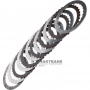 Комплект стальных и фрикционных дисков C Clutch ZF 8HP55A 8HP65A 8HP70 8HP75 / (5 фрикционных дисков, общая толщина комплекта 25.15 mm)