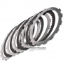 Комплект стальных и фрикционных дисков 2ND Brake TOYOTA U140E U140F U240E U241E U150E U151E U151F U250E 3568228010 3569221011 (4 фрикционных диска, общая толщина комплекта 18.60 mm)