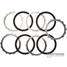 Комплект сталевих та фрикційних дисків 2ND Brake TOYOTA U140E U140F U240E U241E U150E U151E U151F U250E 3568228010 3569221011 (4 фрикційні диски, загальна товщина комплект)