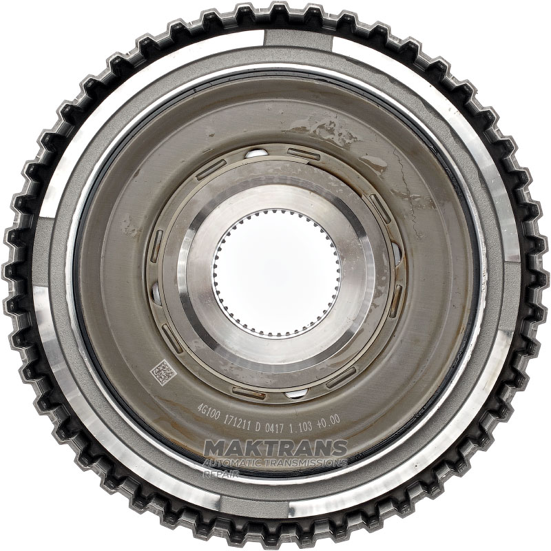 Барабан Underdrive Clutch A8LF1 454544G100 (пустой без дисков, высота от поршня до стопорного кольца 22 mm (5 фрик. дисков))