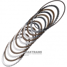 Комплект сталевих та фрикційних дисків Underdrive Clutch Hyundai / KIA A8LF1454654G100 (5 фрикційних дисків, загальна товщина комплекту 22.65 мм)