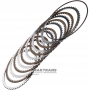 Комплект сталевих та фрикційних дисків Underdrive Clutch Hyundai / KIA A8LF1454654G100 (5 фрикційних дисків, загальна товщина комплекту 22.65 мм)