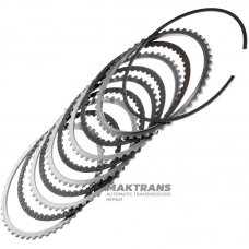 Комплект стальных и фрикционных дисков Underdrive Clutch Hyundai / KIA A8MF1 454654G600 (4 фрикционных диска, общая толщина комплекта 18.50 mm)