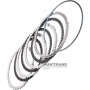 Комплект сталевих та фрикційних дисків 3-7-R Clutch Hyundai / KIA A8MF1 455254G600 (3 фрикційні диски, загальна товщина комплекту 19 mm)