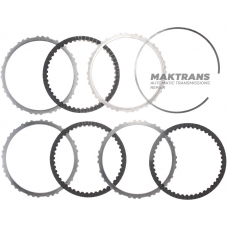 Комплект стальных и фрикционных дисков 3-7-R Clutch Hyundai / KIA A8MF1, JEEP A8F27, A8F30 — 455254G600, (3 фрикционных дисков, общая толщина комплекта 19 mm)
