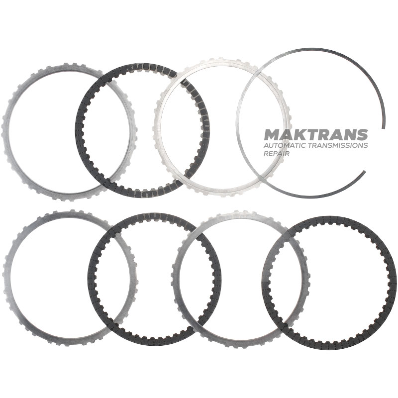 Комплект сталевих та фрикційних дисків 3-7-R Clutch Hyundai / KIA A8MF1 455254G600 (3 фрикційні диски, загальна товщина комплекту 19 mm)