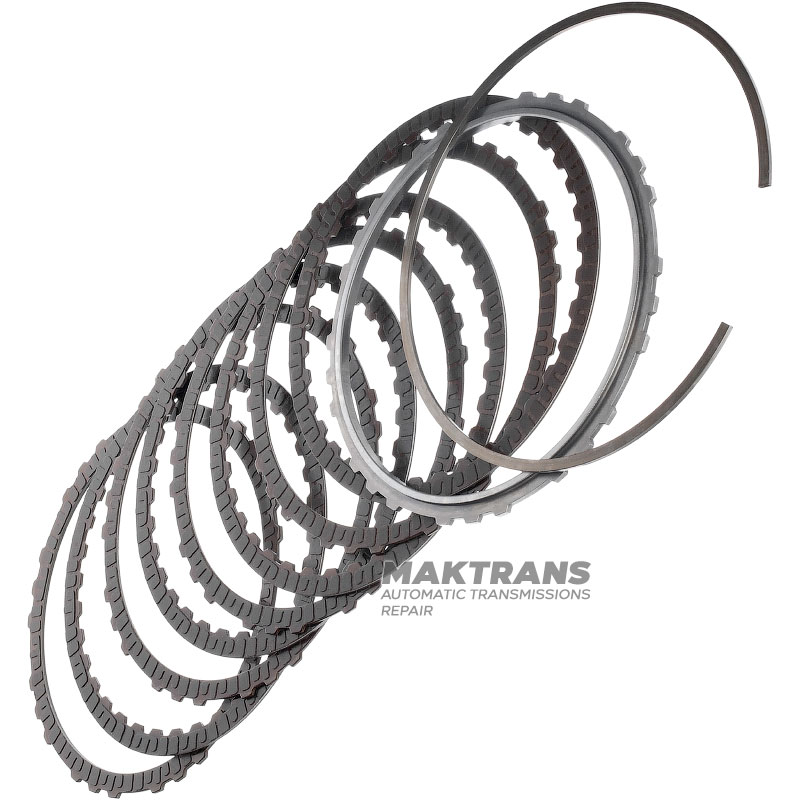 Комплект стальных и фрикционных дисков 4-6 Clutch Hyundai / KIA A8LF1 ...