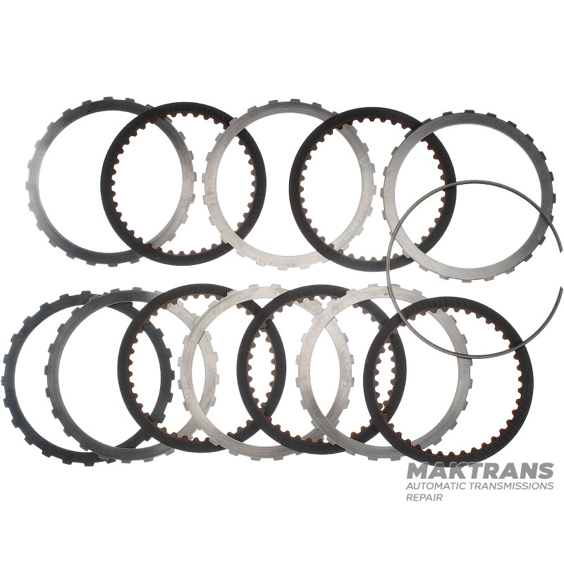 Комплект стальных и фрикционных дисков Intermediate Clutch ZF 5HP19 — общая толщина комплекта 21.15 mm, 5 фрикционных дисков