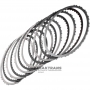 Комплект сталевих та фрикційних дисків 2-8 Clutch Hyundai / KIA A8LF1 456654G100 (5 фрикційних дисків, загальна товщина комплекту 28.90 мм)