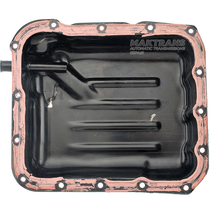 Піддон масляний F4A41 F4A42 - довжина шийки щупа 45 mm, з кріпильною пластиною